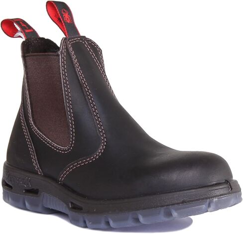 Red Back Boots USBOK Dark Brown Steel Toe Size in Kuwait