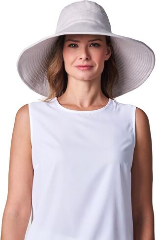 Coolibar UPF 50+ Women's Brittany Beach Hat - Sun Protective (One Size- Magnolia Pink) in Saudi Arabia