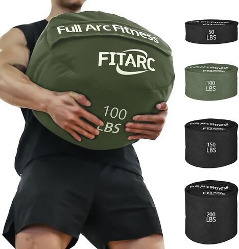 Fitarc Sandbag Workout Bag, Sand Bags for Weight Training, Sandbag for Fitness and Strength Training, Cross-Training & Exercise, Workouts Equipment Sand Not Included in Kuwait