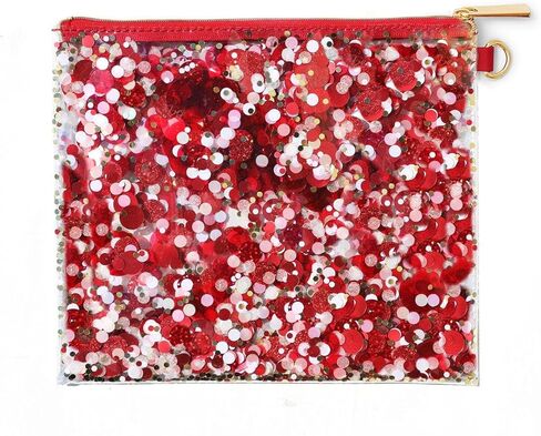 Packed Party Spirit Squad Confetti Everything Pouch, Makeup Bag, Travel Bag,Cosmetic Bag for Women (Blackout) in Saudi Arabia