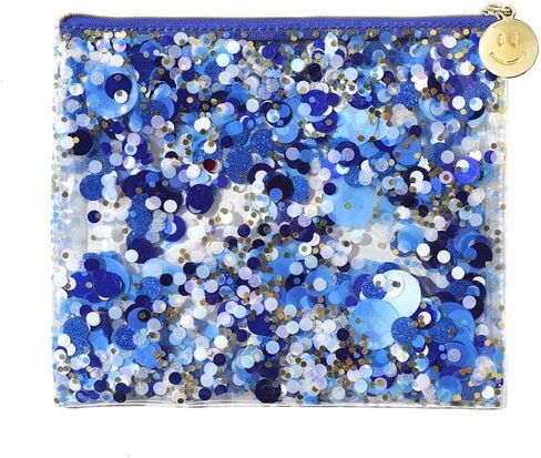 Packed Party Spirit Squad Confetti Everything Pouch, Makeup Bag, Travel Bag,Cosmetic Bag for Women (Blackout) in Saudi Arabia