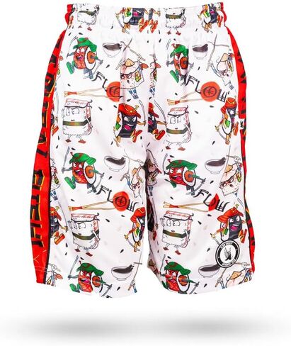 Flow Society Samurai Sushi Boys Lacrosse Shorts | بويز شورت شورت | شورت لاكروس للأولاد | شورتات الأطفال الرياضية للأولاد in Saudi Arabia