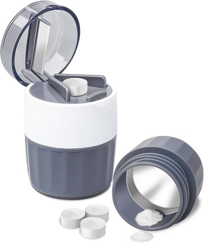 Pill Crusher Fine Powder - Cotatoc 3-in-1 Pill Crusher with Stainless Steel Grinding Pestle, Portable Pill Cutter and Crusher for Elderly and Pets in Kuwait
