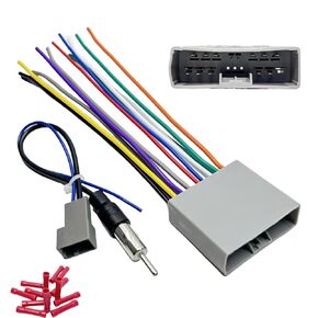 Aftermarket Radio Wiring Harness for Honda 2006-2014 Select, Car Stereo Wiring Harness for Civic 06-11, CR-V 07-11 Odyssey Insight Acura RDX MDX 17Pin Radio Wiring Aftermarket Car Stereo Adapter in Kuwait