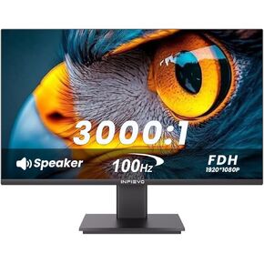 Gaming Monitor 23.8 Inch FHD 1080P Computer Monitor 200Hz IPS 1ms, FreeSync, Ultra-Thin PC Monitor, VESA Compatible, Tilt Adjustable, Eye Care Technology, HDMI/DP(Black) in Kuwait