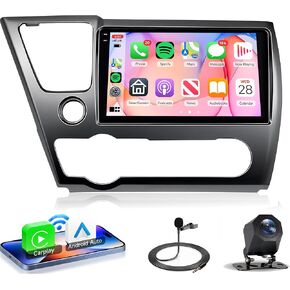 8 CORE 4G+64G CAR RADIO FORA HONDA CIVIC 2013-2017 Android 13 Carplay Android Auto ، Rimoody Car Stereo 9 Inches Touchscreen GPS 4G-WIFI Bluetooth FM/RDS DSP-36 Link 59-Ui Camera النسخ الاحتياطي in Kuwait