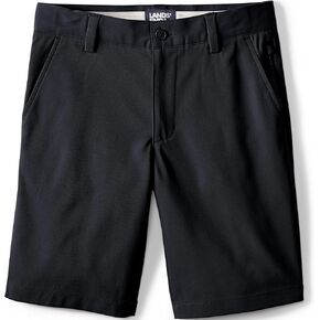 Lands' End Boys Active Performance Chino Shorts Above The Knee 16 Khaki in Saudi Arabia