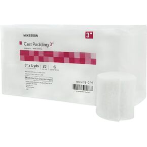 McKesson Cast Padding, Non-Sterile, Polyester, 4 in x 4 yds, 20 Count, 4 Packs, 80 Total in Kuwait