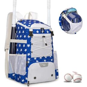 Baseball Bag for Youth and Adult, Softball Backpack 40L Large Capacity, Bat Backpack with Shoes Compartment and Hidden Helmet Holder in Kuwait