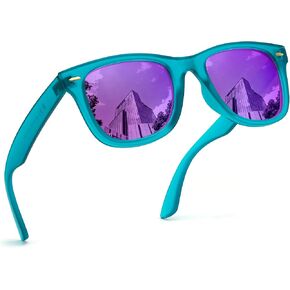 Women's Polarized Sunglasses- UV400 Protection Mirrored Beach Eyewear, Designer Fashion Sunglasses - Medium Fit in Kuwait