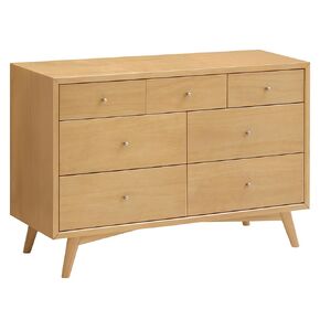 Babyletto Palma 7-Drawer تم تجميعها مزدوج الخزانة في Taupe ، Greenguard Gold Certified in Kuwait
