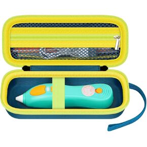 PAIYULE Case Compatible with 3Doodler Start+ Essentials for 3D Printing Pen Set for Kids, Travel Storage Organizer Holder for Filament Refill Packs and USB Charger(Box Only) Dark Green in Kuwait