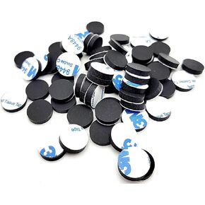 وسادات قدم ممتصة للصدمات من مطاط السيليكون مستديرة عريضة 1/2 بوصة، لاصقة سميكة 1/8 بوصة مدعومة بوحدات التحكم الإلكترونية والأثاث، فواصل مقاومة للماء غير قابلة للانزلاق (48 حزمة) in Kuwait