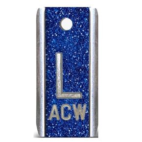 X-Ray Markers (Aluminum) - Blue/Red, Left & Right Set, 1/2" Lead Letters "L" & "R" in Kuwait