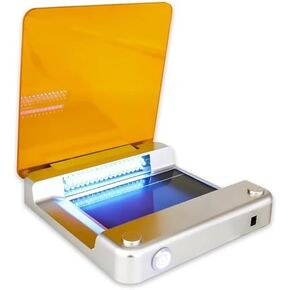 قاطع جل الضوء الأزرق من Acivirdde، وناقل الضوء الأزرق، وفلتر كهرماني لمراقبة الطول الموجي للرحلان الكهربائي الهلامي. in Kuwait