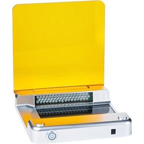 قاطع جل الضوء الأزرق من Acivirdde، جهاز نقل الضوء LED الأزرق مع مرشح كهرماني، شدة ضوء قابلة للتعديل، يستخدم لتصور الرحلان الكهربائي الهلامي. in Kuwait