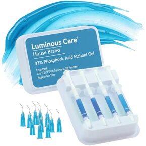 Luminous Care House Brand Dental Etchant Gel 37% Phosphoric Acid – 1.2 mL Syringes Kit (4 Pack) in Kuwait