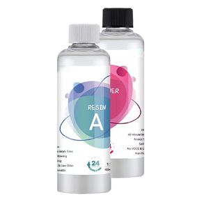 Epoxy Resin,A250ml B250ml Clear No-Bubble Glue | Casting Art Resin - for Adults Men Women Beginner Home Art Casting DIY in Kuwait
