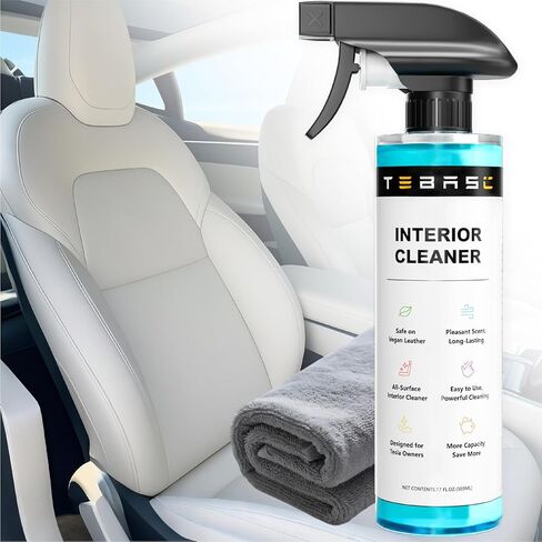Interior Cleaner For Tesla, Stain Remover, Safe on Vegan Leather, Tesla Cleaning Products for Dash/Console/Door/Interior, Cleaning Kit for Tesla Model 3/Y/S/X accessories 2025 in Saudi Arabia