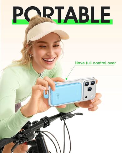 TG90° Portable Charger,Slimmest 5000mAh Power Bank with Built-in AC Wall Plug and Cords,USB C in&Out High-Speed Charging Battery Pack Compatible with iPhone 16 15 14 13 12 Samsung S22 S21 iPad in Kuwait