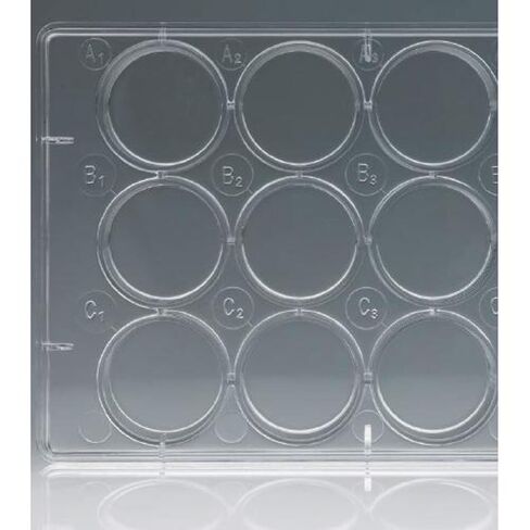 Celltreat 229195 96 Clear Polystyrene Well Tissue Culture Plate with Lid, Sterile, 0.33 cm2 Cell Growth Area, Flat Bottom, Individual Pack (Pack of 50) in Saudi Arabia