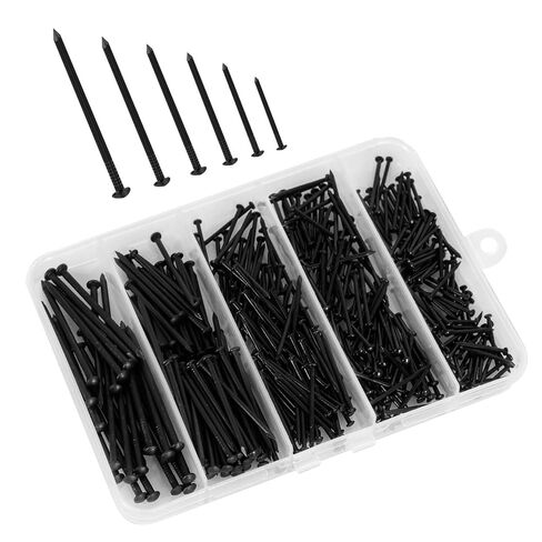 2 Inch Black Hardware nails, round head nail, Small nail, Nail hanging poster, Pictures nail, Wood nail, 200 PCS in Saudi Arabia