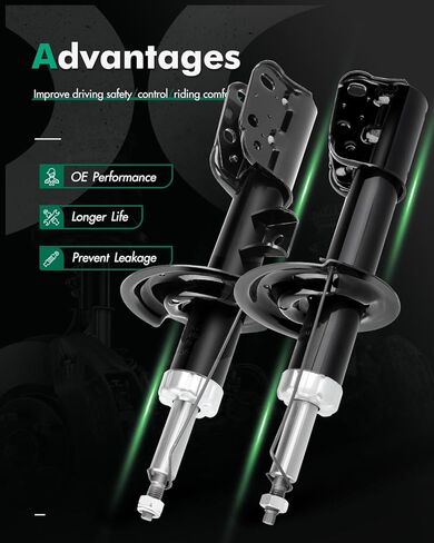 Scitoo Front Shocks مجموعة من 2 لاعتدال ، امتصاصات الصدمات والدعامات تناسب 2007 2008 2009 لـ Chevy for Equinox ، 2007 2008 2009 for Torrent ، 2008 2009 for Vue Amortiguadores in Saudi Arabia