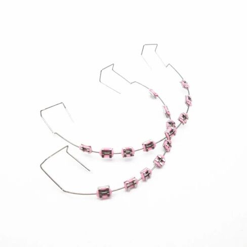 Temporary Tooth Decoration with Metal Wires Hook,Dental Decorations Fake Metal Bracket for DIY Decoration (1Pack Blue) in Kuwait