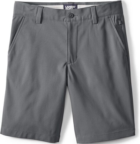 Lands 'End Boys Performance Shino Shorts Over the Knee 16 Arctic Gray in Saudi Arabia