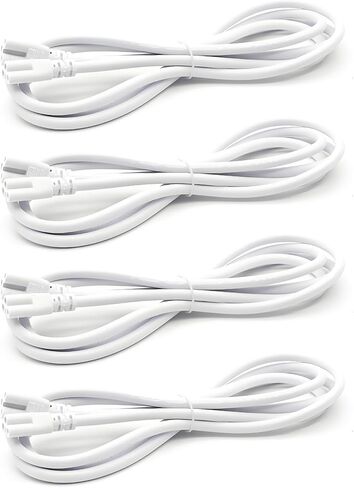 T5 T8 LED Tube Connector Cable Wire 8 inch Double Male to Male End Extension Cord for Integrated LED Fluorescent Tube Light Bulb Lamp Holder Socket(3-Pack 3Pin Male) in Saudi Arabia