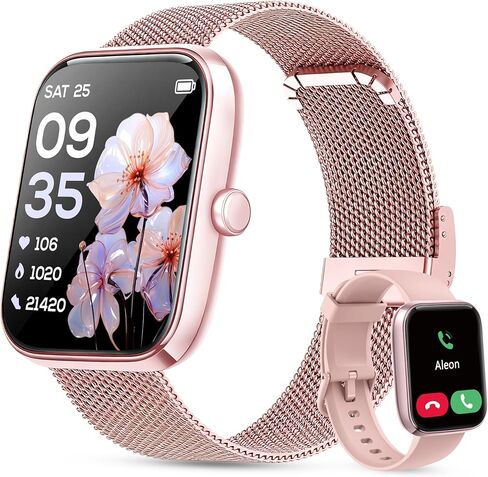 Smart Watch 2025 New Upgraded, 1.83'' Smartwatch Women Men Answer Make Calls, Alexa Fitness Watch, IP68 Waterproof Fitness Tracker, Heart Rate Monitor, 100+ Sports Watch, Timer for Android & iOS in Kuwait