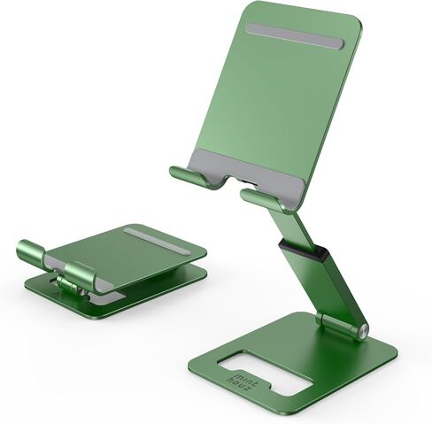 Minthouz Phone Stand, Extendable & Foldable Mobile Phone Stand, Angle/Height Adjustable Phone Holder Compatible with iPhone 16 15 14 13 Pro Max and More 4.7"-7.9" Phones-Gold in Kuwait