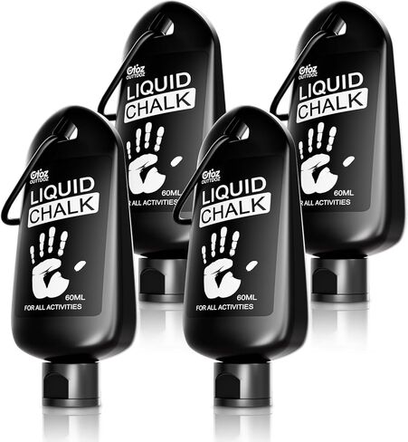 Pro Grade Liquid Chalk 5oz – Grip Enhancer with Magnesium Carbonate & Aloe Vera – Quick-Dry, Low Residue, Long-Lasting – for Weightlifting, Gymnastics, Rock Climbing, Cheerleading in Saudi Arabia