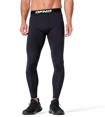 DFND Men Recover Rx Compression Pant - انتعاش ضغط الخريجين وأداء الخريجين ، ويقلل من التعب والألم - المصنوع في الولايات المتحدة الأمريكية in Kuwait