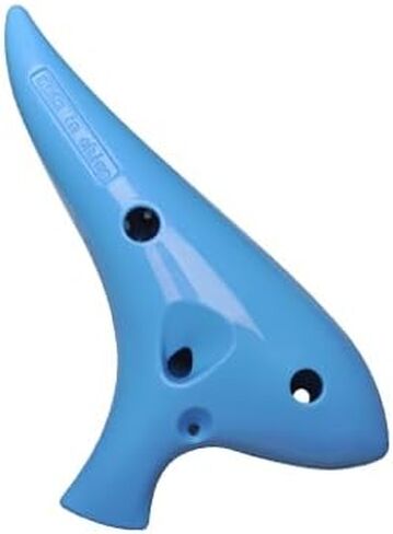 12-Hole Alto C Ocarina, 13-Note C Major, Durable ABS Plastic Ocarina Wind Musical Instrument with Carry Bag for Beginners (Blue) in Kuwait