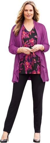 Catherines Women's Plus Size Anywear Classic Pant in Saudi Arabia