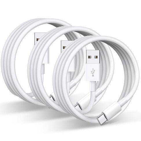 USB C Cable 3FT for iPhone 15 16 15 Pro Max 15 16 Plus, [2Pack] USB A to USB C Charging Cord iPad Pro iPad Air 5th 4th Mini 6th Gen Car Charger Cable Cord in Kuwait