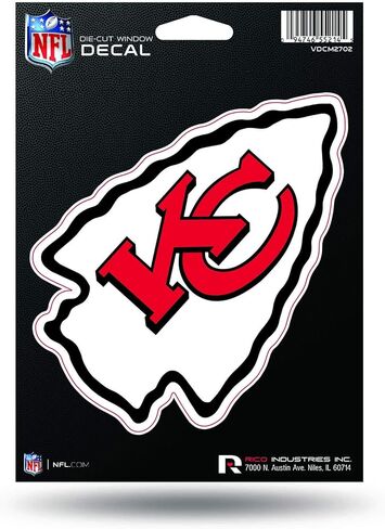 Rico Industries NFL Football New York Jets 5" x 7" Vinyl Die-Cut Decal - Car/Truck/Home Accessory in Saudi Arabia