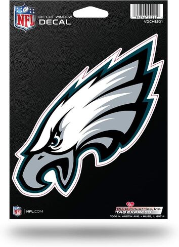 Rico Industries NFL Football New York Jets 5" x 7" Vinyl Die-Cut Decal - Car/Truck/Home Accessory in Saudi Arabia