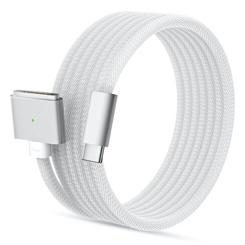 140W USB-C إلى MAGNECT 3 كابل شحن سريع آمن (2 م/6.6 قدم) MAGNECT 3 سلك شاحن متوافق مع MacBook Pro (14/16 بوصة ، 2023/2021) ، Macbook Air (13/15 بوصة ، 2024/2022،2023) (الأزرق) in Kuwait