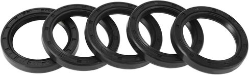5 Pcs Rotary Shaft Seal High Pressure Oil Seal 38x55x7mm Black Nitrile 70 Durometer Rubber in Kuwait