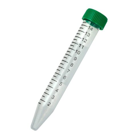 Celltreat 230411r 15 مل أنبوب الطرد المركزي ، الغطاء الأحمر - حقيبة ، معقمة ، بولي بروبيلين (حزمة 500) in Kuwait