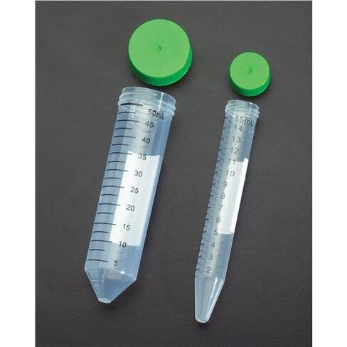 Celltreat 230411r 15 مل أنبوب الطرد المركزي ، الغطاء الأحمر - حقيبة ، معقمة ، بولي بروبيلين (حزمة 500) in Kuwait