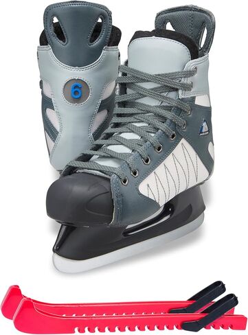 جاكسون Ultima Softec Sport Women و Men's Hockey Skates باقة مع حراس التزلج Guardog in Kuwait