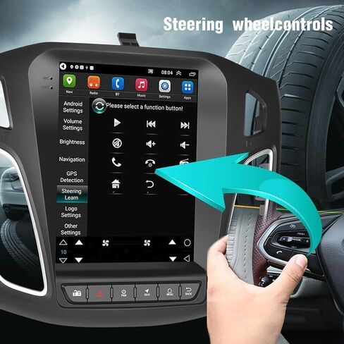 Double Din Car Stereo Radio 9.7" Touch Screen Compatible for 2012-2018 for Ford Focus GPS Navi Android 13 Car Stereo in Saudi Arabia