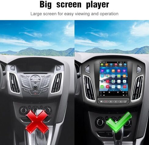 Double Din Car Stereo Radio 9.7" Touch Screen Compatible for 2012-2018 for Ford Focus GPS Navi Android 13 Car Stereo in Saudi Arabia