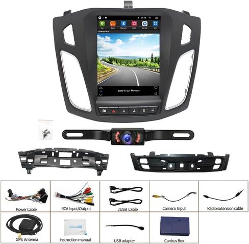 Double Din Car Stereo Radio 9.7" Touch Screen Compatible for 2012-2018 for Ford Focus GPS Navi Android 13 Car Stereo in Saudi Arabia