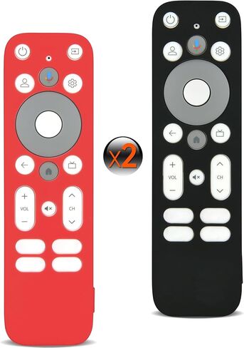 [2 Pack] Anti Slip Remote Cover Compatible with Onn Android TV 4K UHD Stick TV Box 100024646 100026240 Remote Controller, Lightweight Anti-Slip Skin-Friendly Silicone Skin Sleeve in Saudi Arabia