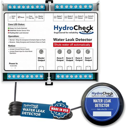 واقي الحوض الغسيل في الغسيل في Washerwatcher - تسرب المياه الإغلاق الكاشف مع مؤشر LED ، إنذار ، مستشعر الماء ، وأكثر من ذلك - يسهل تثبيت كاشف تسرب الغسالة لأي نظام تصريف in Kuwait