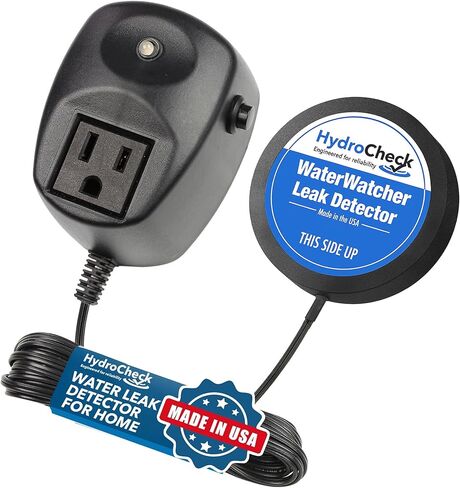 واقي الحوض الغسيل في الغسيل في Washerwatcher - تسرب المياه الإغلاق الكاشف مع مؤشر LED ، إنذار ، مستشعر الماء ، وأكثر من ذلك - يسهل تثبيت كاشف تسرب الغسالة لأي نظام تصريف in Kuwait